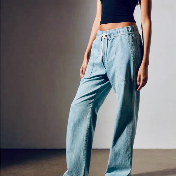 NWT James Perse Denim Cargo Pants XS - Picture 1 of 12